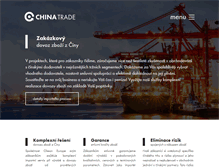 Tablet Screenshot of china-trade.cz